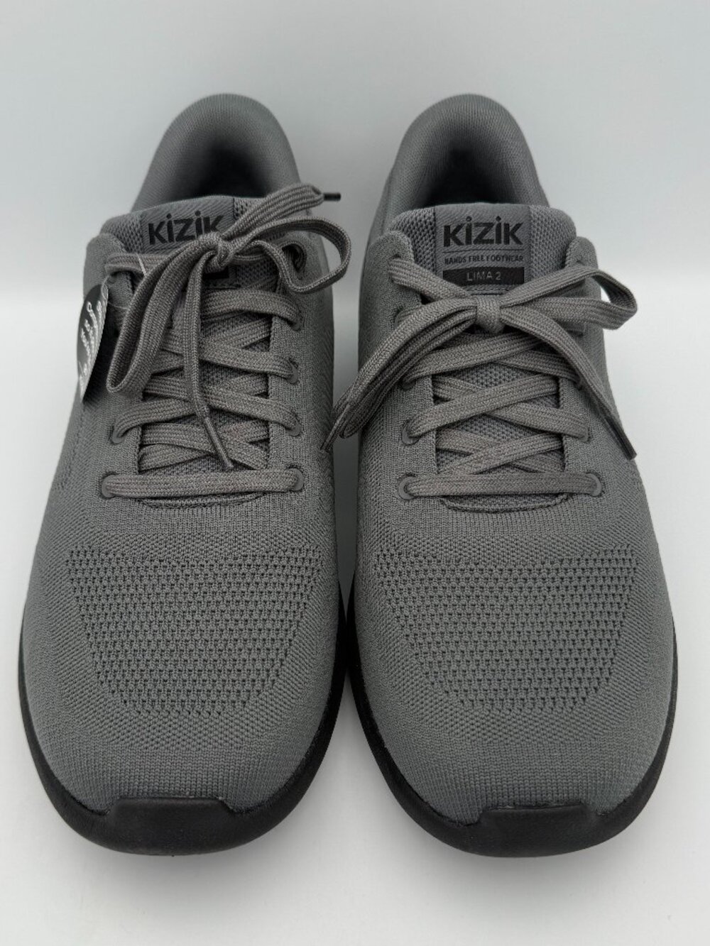 Kizik Lima 2 Mens Size 13 X-Wide Gray Slip On Sneakers